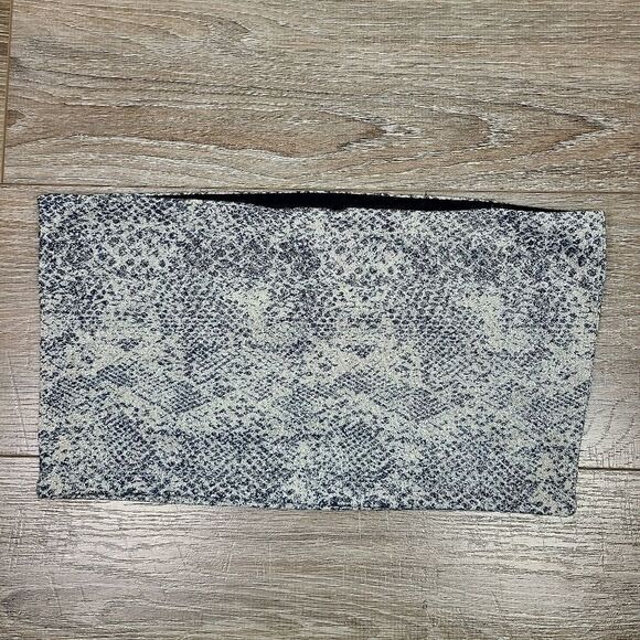 Topshop Snakeskin Strapless Bandeau Top Size 6 - Picture 11 of 16